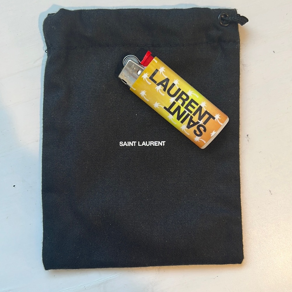 Saint Laurent Bic lighter.